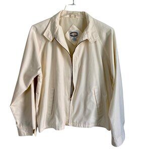 Midwest Traders Light Beige Full Zip Jacket Size XL